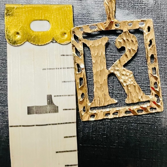 Genuine 14K Yellow Gold Pendant Unisex - Picture 11 of 13